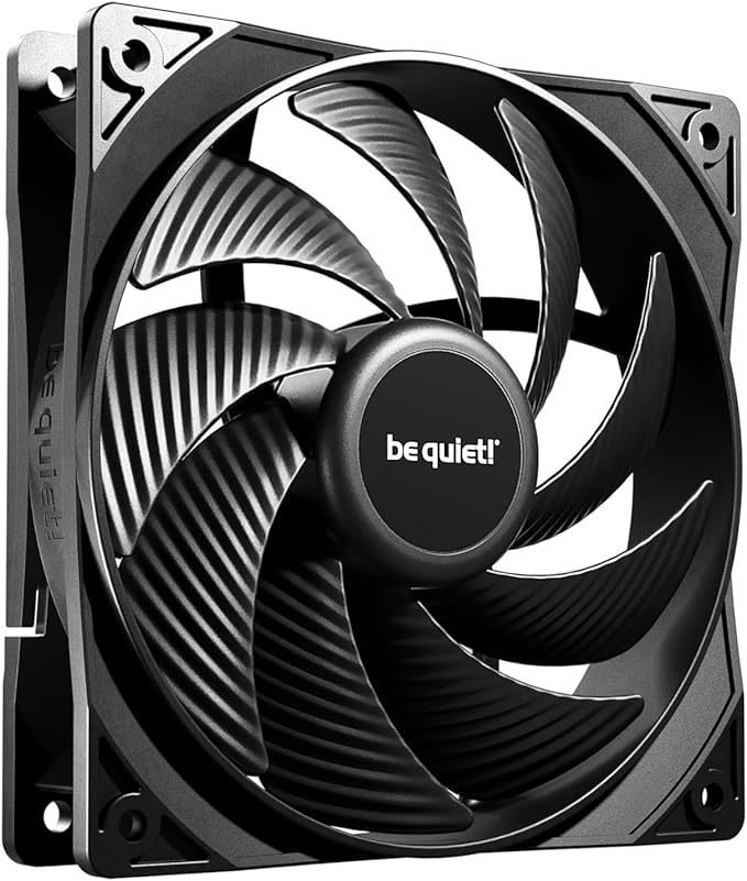 be quiet! Pure Wings 3 120mm PWM high-speed ventilateur, moteur innovant en boucle ferm¨¦e qui maintient une vitesse de rotation constante, vitesse de pointe ¨¦lev¨¦e, faible r¨¦gime minimum