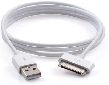 Cable Chargeur USB pour iPhone 4 4S 3 G 3 G 1 m Blanc