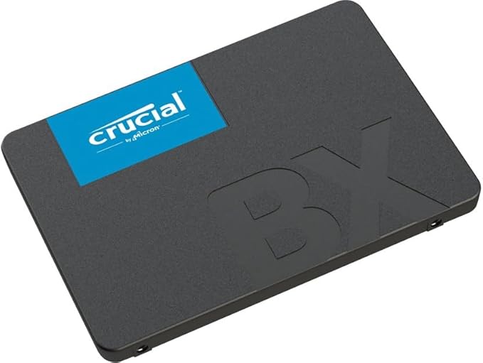 Crucial BX500 3D NAND SATA 2.5-inch SSD Drive, 500 GB Black