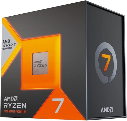 AMD Ryzen 7 7800X3D Processeur avec La Technologie 3D V-Cache (Radeon Graphique Int¨¦gr¨¦, 8 C?urs/16 Threads, 120W TDP, Socket AM5, Cache 104 Mo, Jusqu'¨¤ 5,0 GHz Fr¨¦quence Boost, sans Ventilateur)
