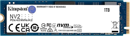 Kingston NV2 NVMe PCIe 4.0 SSD 1000G M.2 2280 -SNV2S/1000G