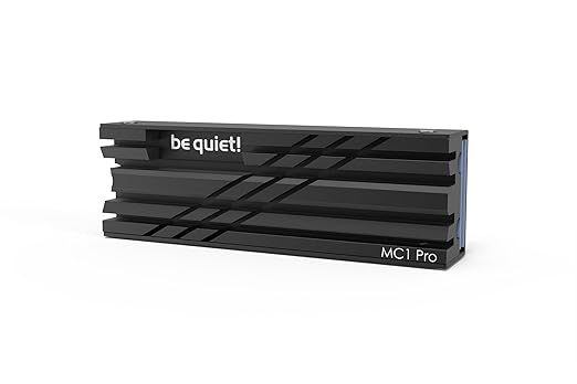 be quiet ! MC1 Pro M.2 SSD Cooler Heatsink avec tube chauffant pour modules 2280 simple et double face