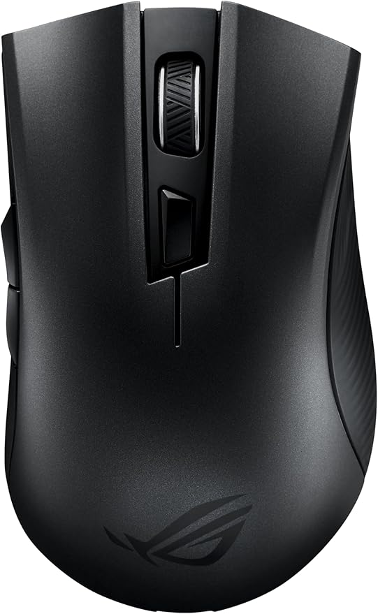 ASUS ROG Strix Carry - Souris gaming optique avec design ergonomique, double connectivit¨¦ sans fil 1,4 GHz/ Bluetooth, capteur 7200 DPI et design de socket exclusif