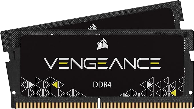 Corsair Vengeance SODIMM 32Go (2x16Go) DDR4 3200MHz C22 M¨¦moire pour Ordinateur Portable/Notebook - Noir